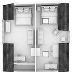 2 Rooms For 4 Pax In Monument On 3Rd Floor