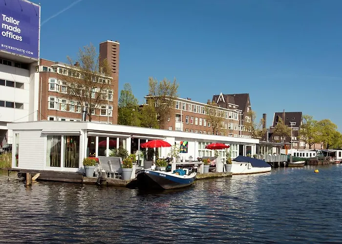 Modern Houseboat Apartment In Amsterdam With Terrace