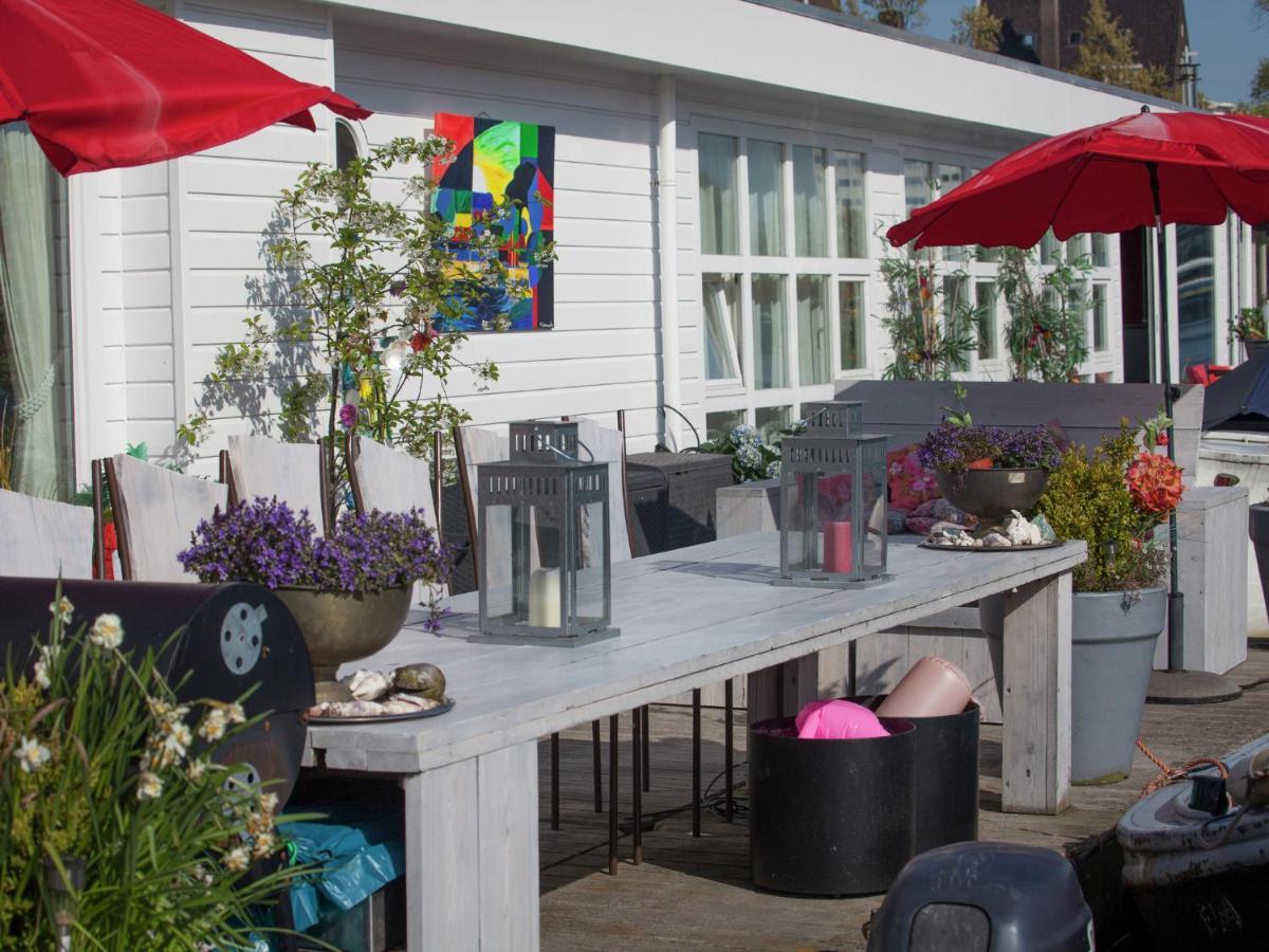 Modern Houseboat In With Terrace