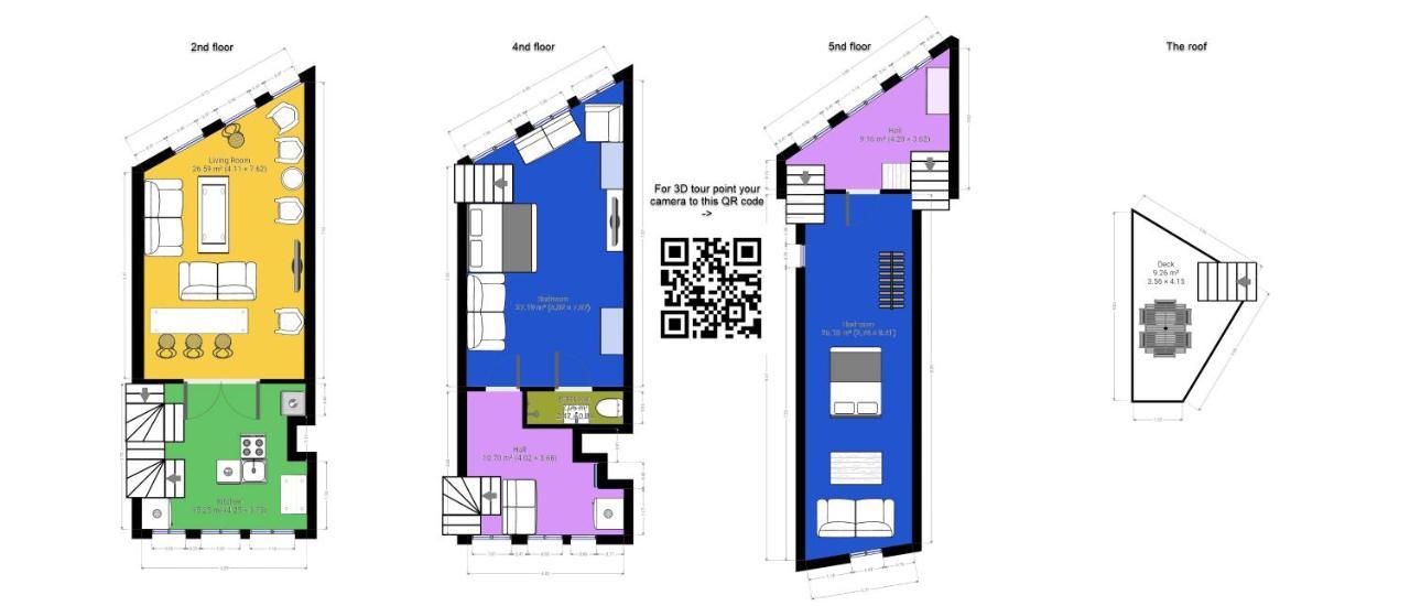 Bed & Breakfast Red Light Historic Canal Island Center *