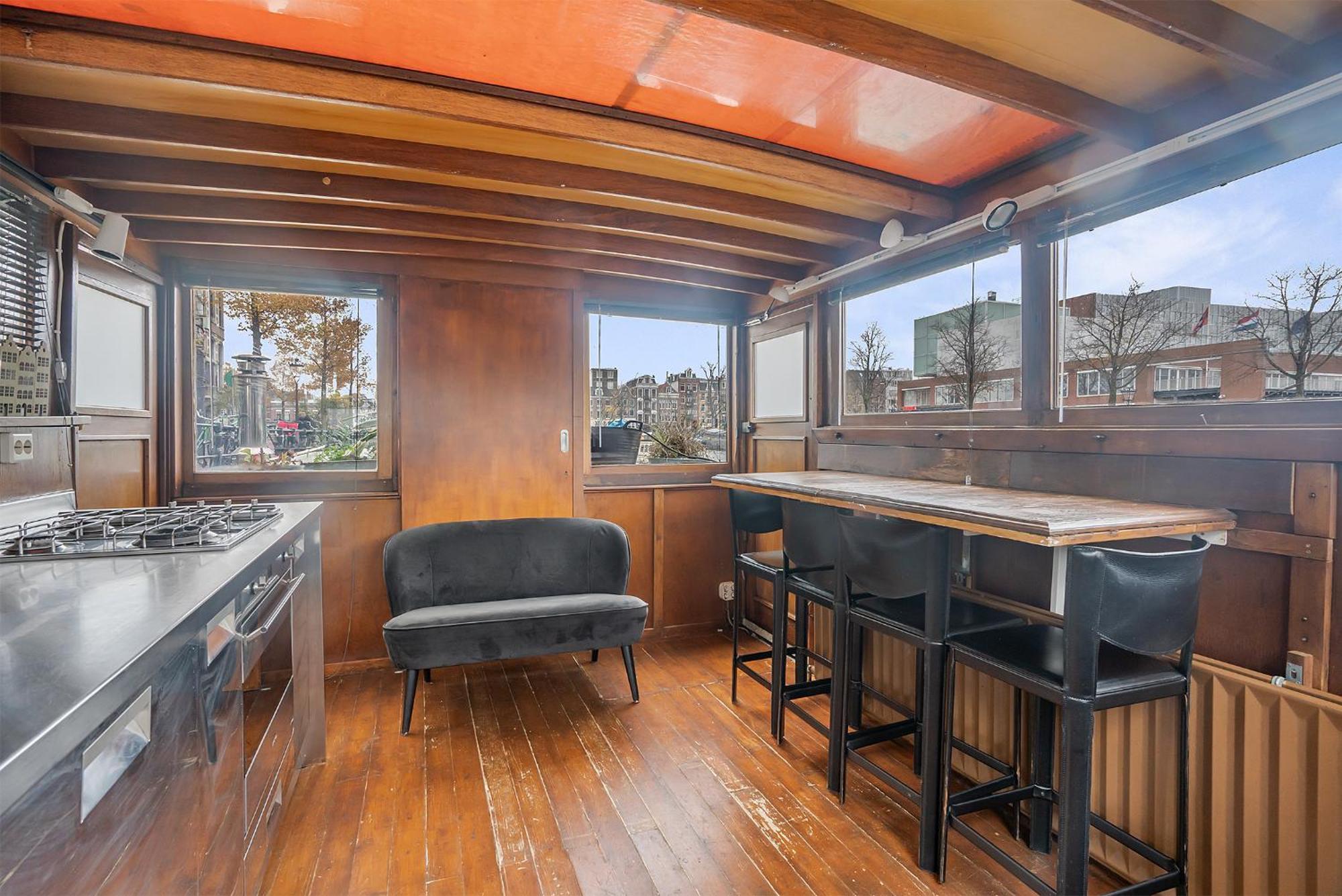 Appartement Amstel Houseboat Right Across The Opera Amsterdam