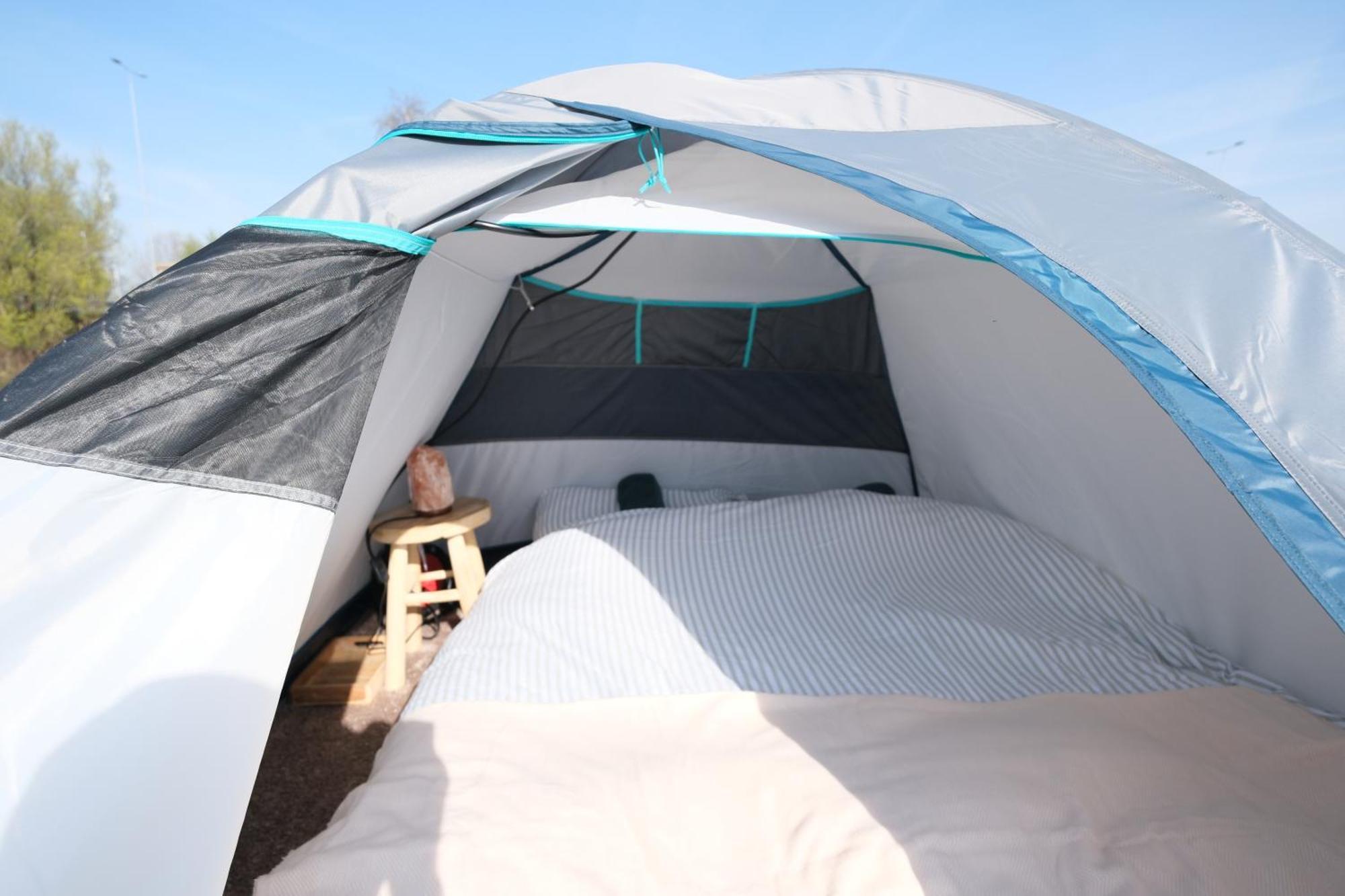 It's A Tent - On A Boat! *