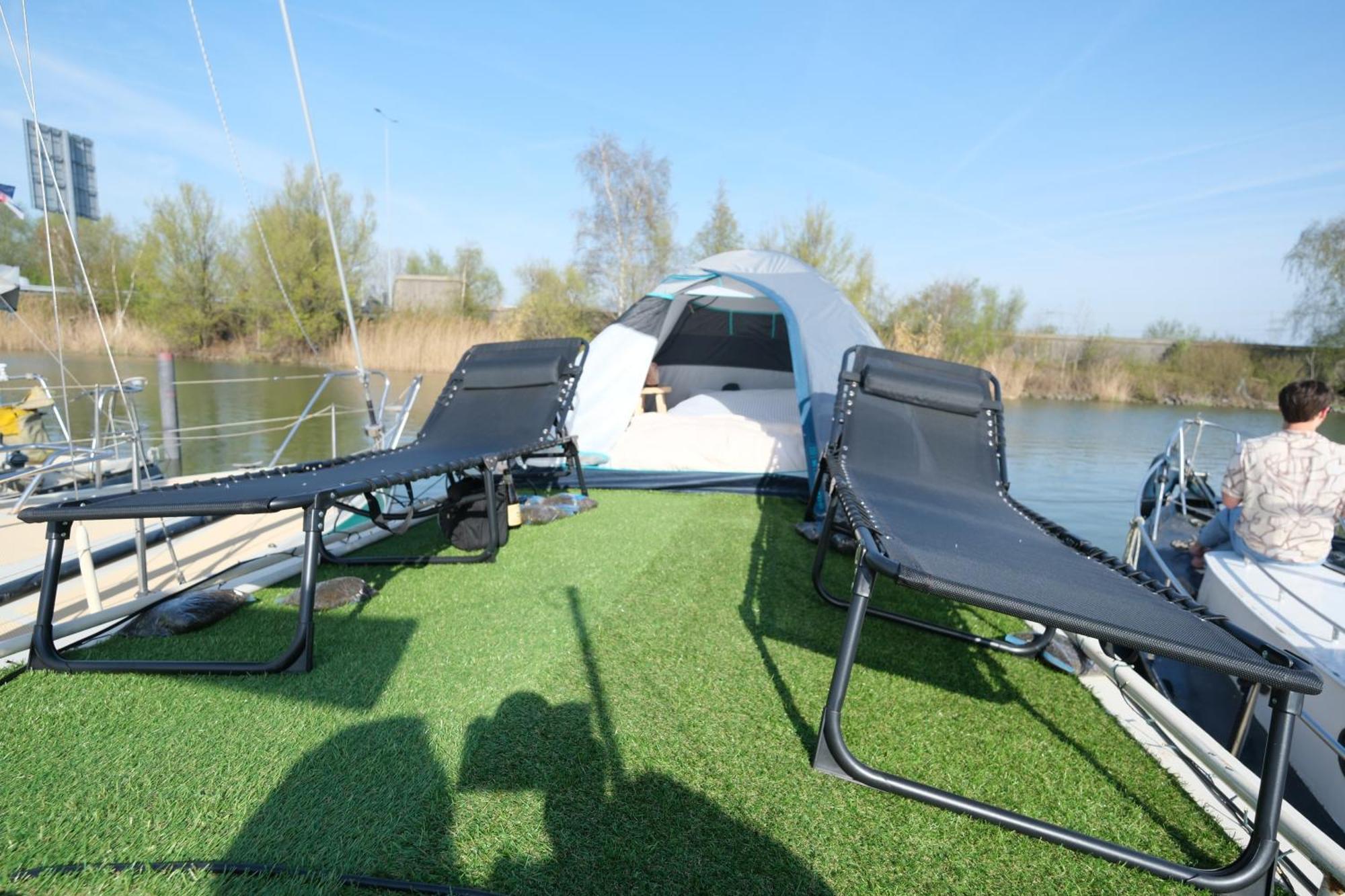 It's A Tent - On A Boat! Amsterdam