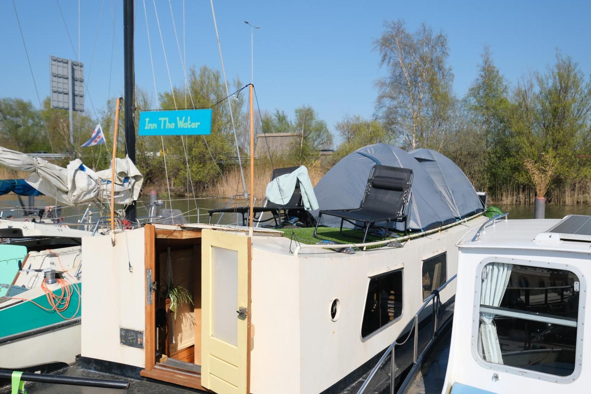 It's A Tent - On A Boat! Luxury tent