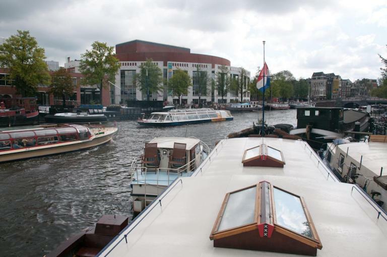 Appartement Art Nouveau Houseboat, In Hart Of The City Center Amsterdam